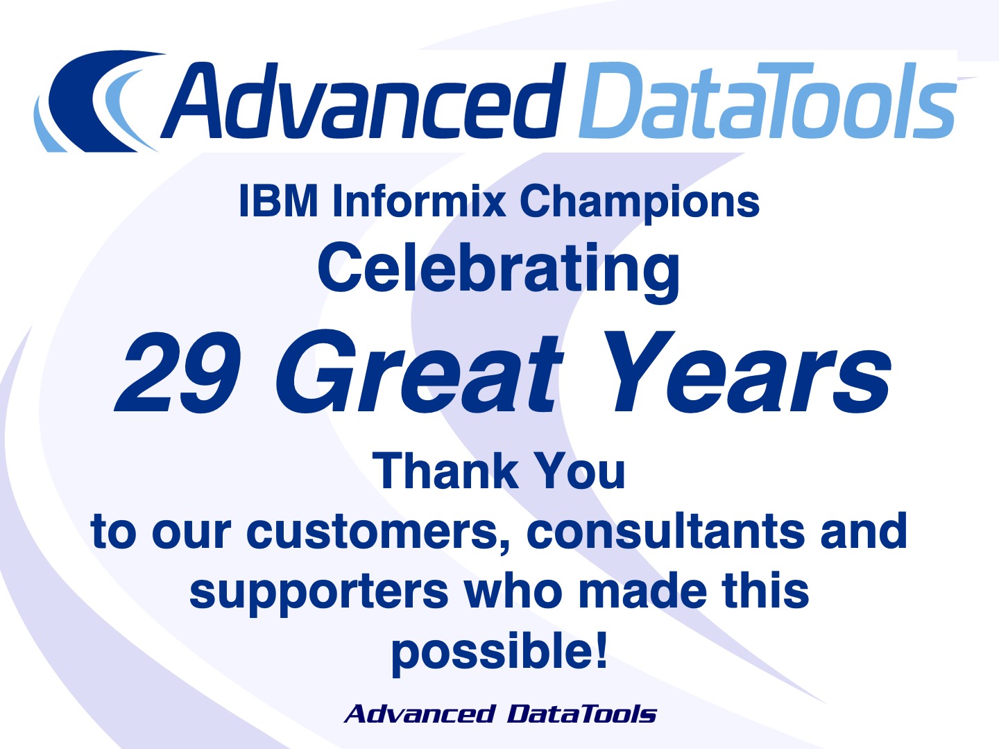 Advanced DataTools Celebrating 29 Years